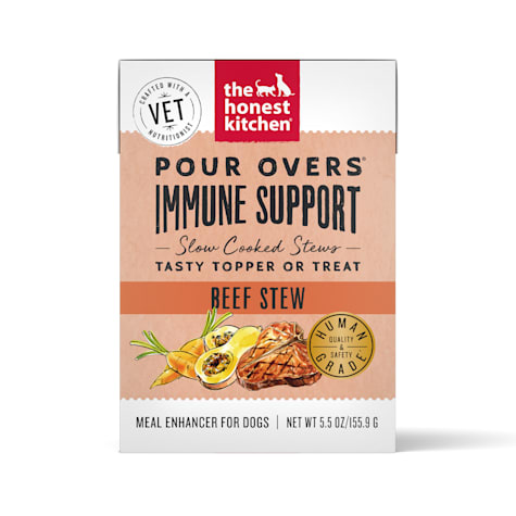 The Honest Kitchen Immune Support Pour Overs Beef Stew Wet Dog Food