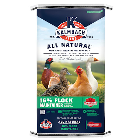 Kalmbach Feeds 16% Flock Maintainer Pelleted Feed for Mixed Flocks