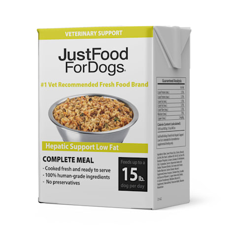 JustFoodForDogs Pantry Fresh Hepatic Support Low Fat Wet Dog Food