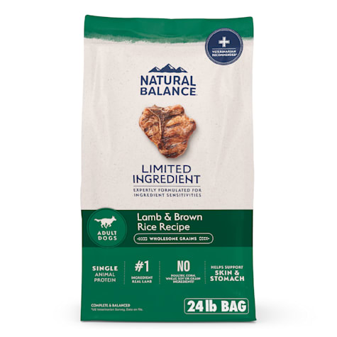 Natural Balance Limited Ingredient Adult Dry Dog Food with Healthy Grains Lamb & Brown Rice Recipe