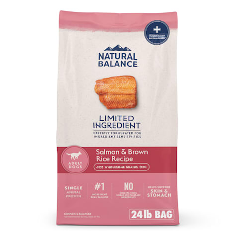 Natural Balance Limited Ingredient Adult Dry Dog Food with Healthy Grains Salmon & Brown Rice Recipe
