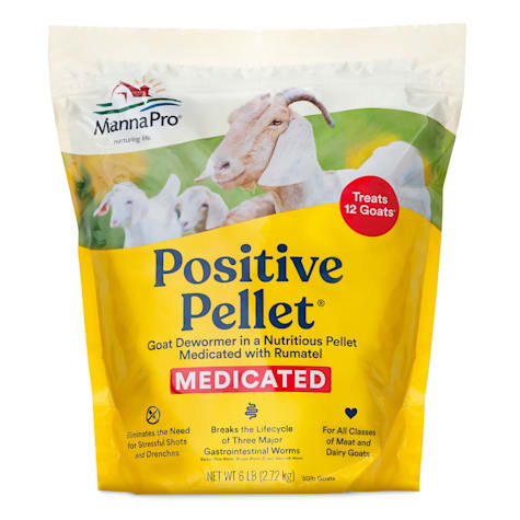 Manna Pro Positive Pellet Medicated Goat Dewormer