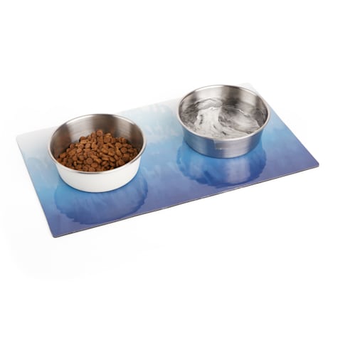 EveryYay Blue Ombre Dog Bowl Set