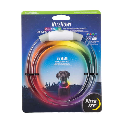 Nite Ize NiteHowl Rechargeable LED Safety Necklace for Dogs