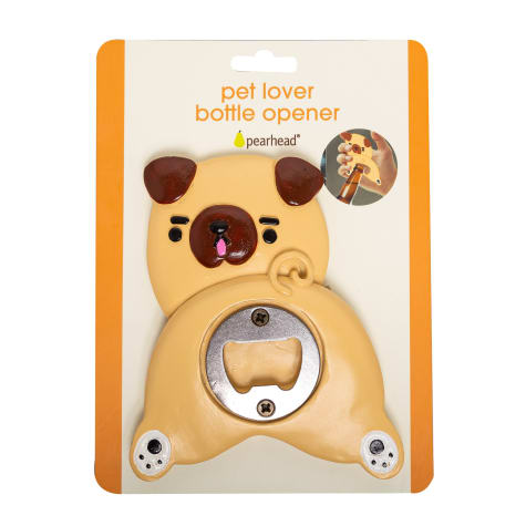 Pearhead Pug Dog Butt Bottle Opener
