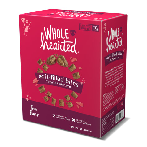 WholeHearted Tuna Flavor Soft-Filled Bites Cat Treats