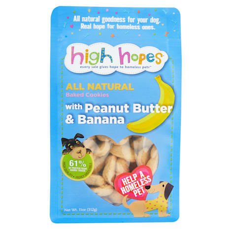High Hopes Peanut Butter & Banana Cookie for Dogs