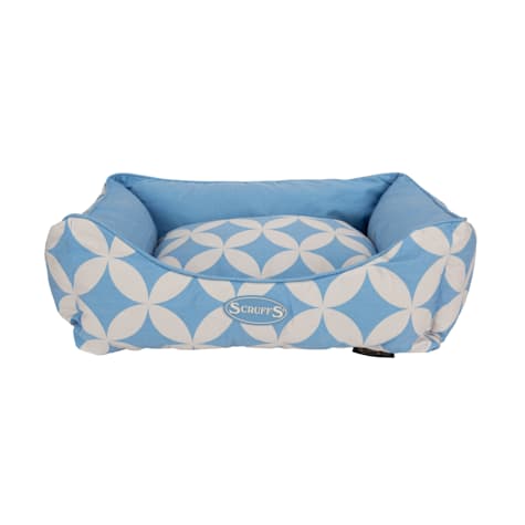 SCRUFFS Blue Florence Box Dog Bed