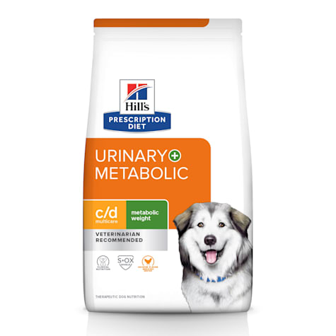 Hill's Prescription Diet c/d Multicare Urinary + Metabolic Weight Chicken Flavor Dry Dog Food