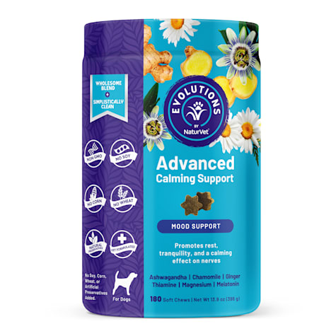 Evolutions By NaturVet Advanced Calming Support Dog Soft Chews