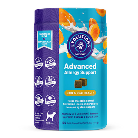 Evolutions By NaturVet Advanced Allergy Support Dog Soft Chews