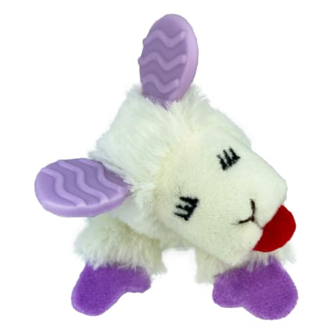 Multipet Kitten Lamb Chop with Teething Ears Cat Toy