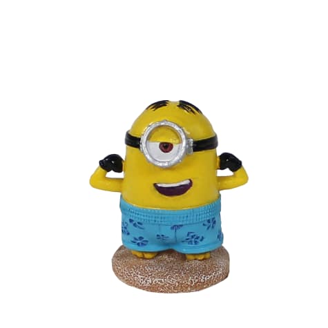 Penn Plax Minions Beach Stuart Aquarium Ornament