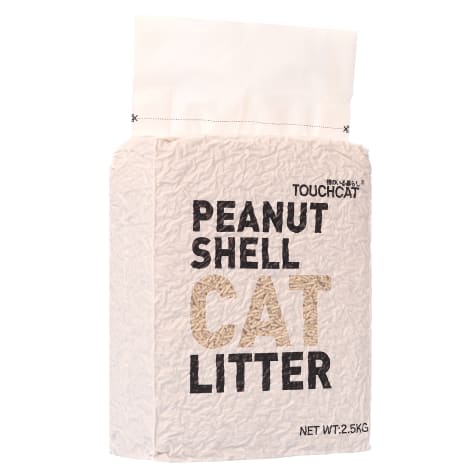 Pet Life High-Clumping Eco-Friendly Peanut Shell Kitty Cat Litter