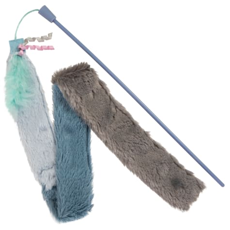 Petlinks Wonder Wand 3 Part Plush Breakaway Wand Cat Toy
