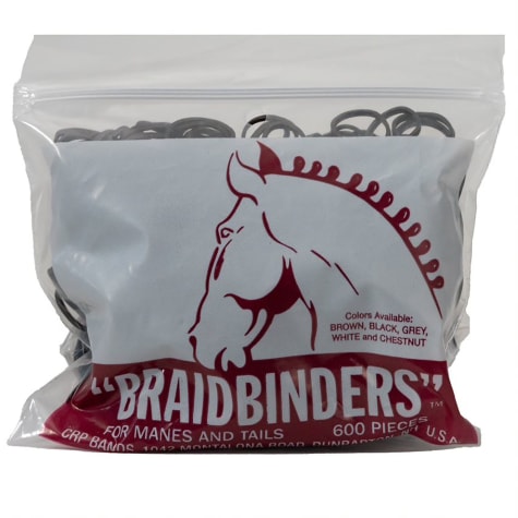 Braidbinders for Manes and Tails Brown