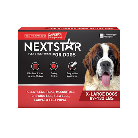 Nextstar Flea & Tick Topical Prevention for Dogs 89-132 lbs.