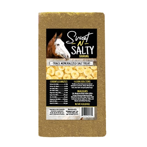 Kalmbach Feeds Sweet 'N Salty Banana Flavored Treat Brick for Horses