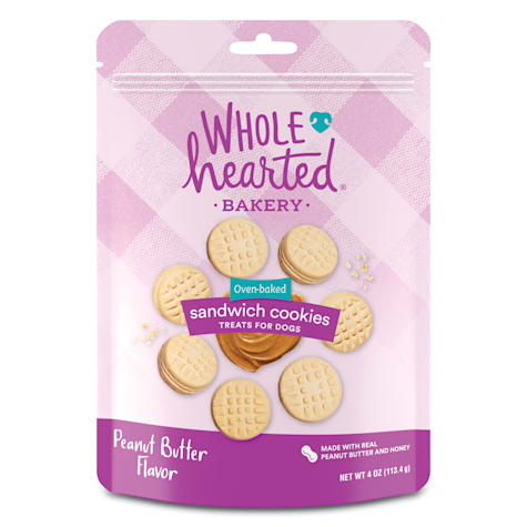WholeHearted Peanut Butter Cookie Sandwiches for Dogs