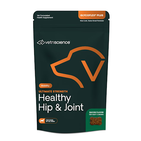 VetriScience GlycoFlex Plus Joint Support Bite-Sized Bacon Flavor Dog Chews