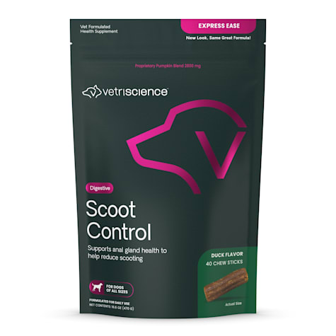 VetriScience Express Ease, Anal Gland and Digestive Support Duck Flavor Bar for Dogs