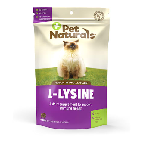 Pet Naturals Lysine Immune Support Chicken Liver Flavor Cat Chews