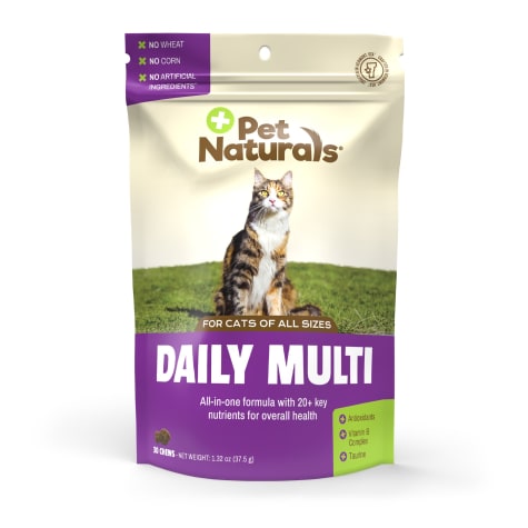 Pet Naturals Daily Multivitamin Health Support Fish Flavored Cat Chew