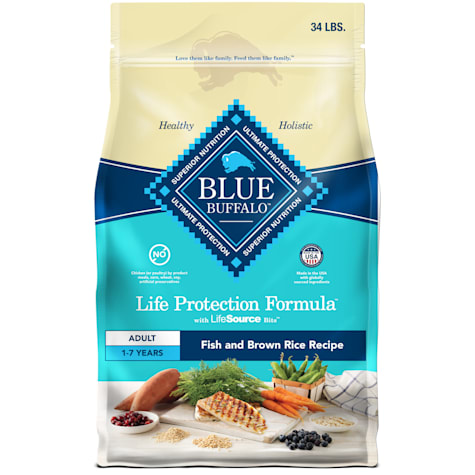 Blue Buffalo Life Protection Formula Natural Fish & Brown Rice Dry Dog Food