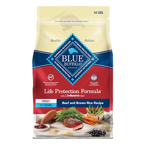 Blue Buffalo Life Protection Formula Beef & Brown Rice Natural Dry Dog Food