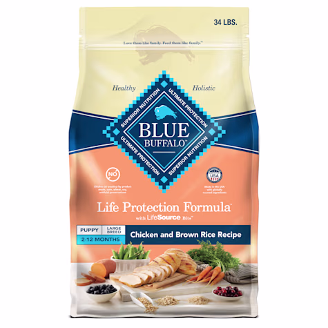 Blue Buffalo Life Protection Formula Chicken & Rice Large Breed Dry Puppy Food