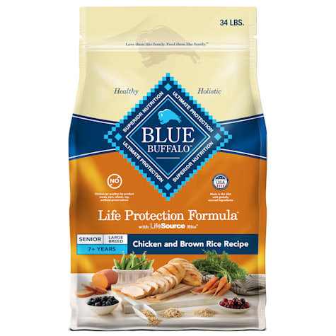 Blue Buffalo Life Protection Formula Chicken & Rice Large Breed Senior Dog Food