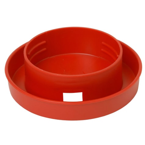 Little Giant Red Plastic Quail Waterer Base