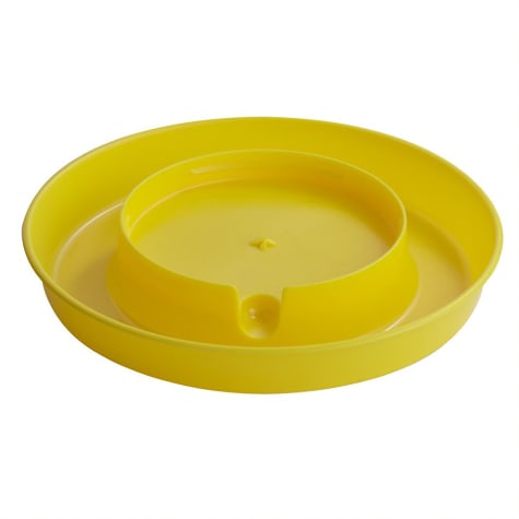 Little Giant Yellow 750 Screw-On Poultry Waterer Base