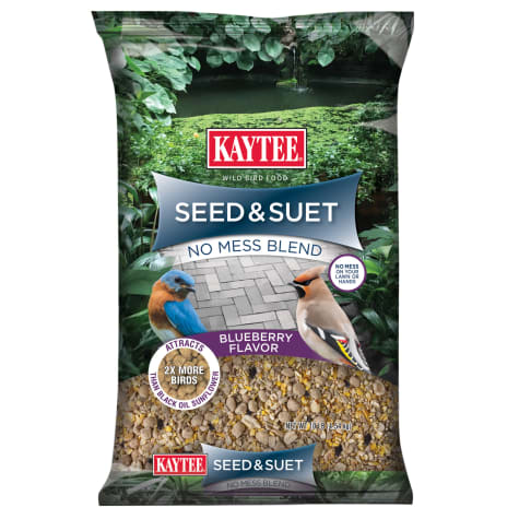 Kaytee Seed & Suet No Mess Blend Blueberry Flavor