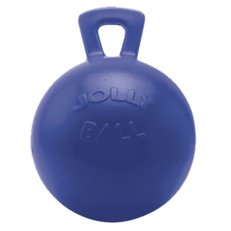 Horsemen's Pride Tug-N-Toss Blue Jolly Ball Horse Toy