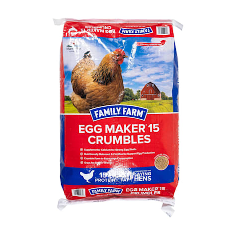 Family-Farm & Home Egg Maker 15 Crumble Feed for Laying Hens