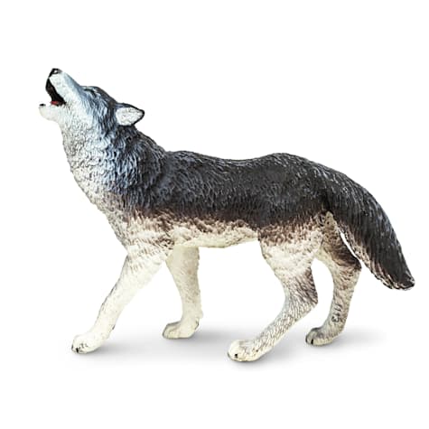 Safari Ltd Gray Wolf Howling Toy Figure