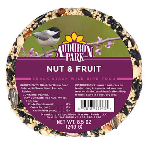AUDUBON PARK Nut & Fruit Snack Stack Wild Bird Food