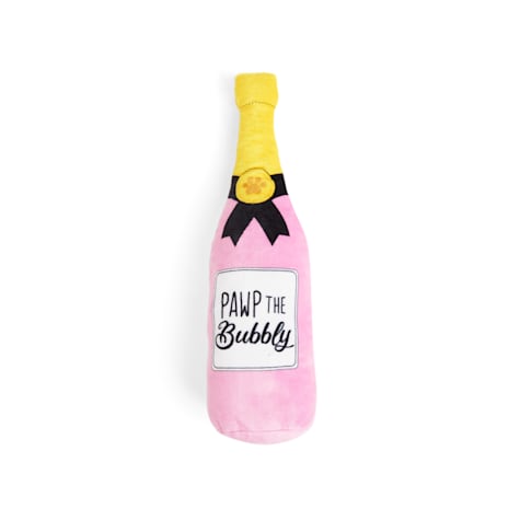 Merry Makings New Years Eve Cheers Plush Dog Toy