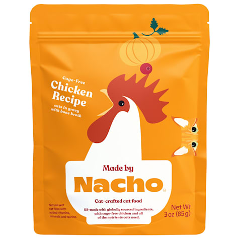 Made by Nacho Cage-free Chicken Cuts in Gravy with Bone Broth Wet Cat Food