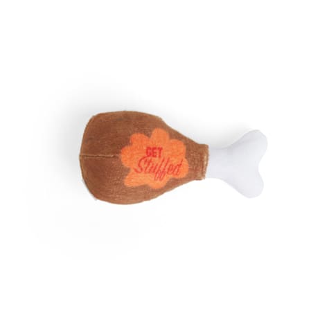YOULY Thanksgiving Plush Turkey Leg Dog Toy