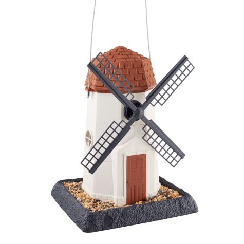 North States Large White Windmill Birdfeeder
