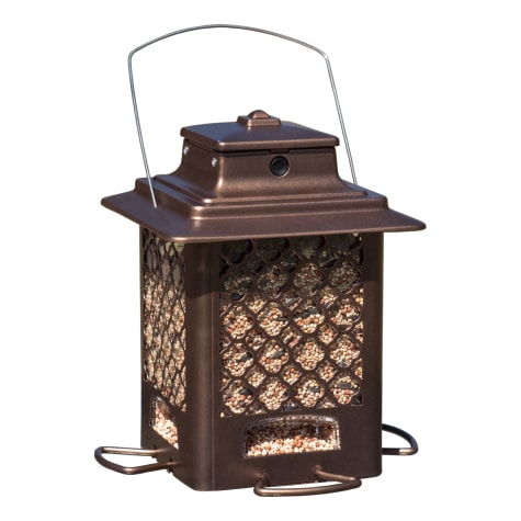 More Birds SureFill Metal Hopper Bird Feeder