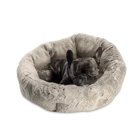 Sleepy Pet Cream Quilt Round Dog Bed