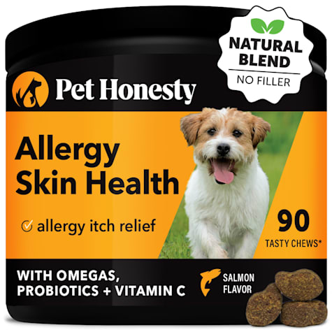 Pet Honesty Allergy Skin Health Soft Chews for Dogs