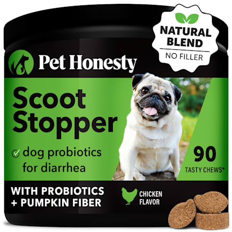 Pet Honesty Scoot Stopper Soft Chews for Dogs