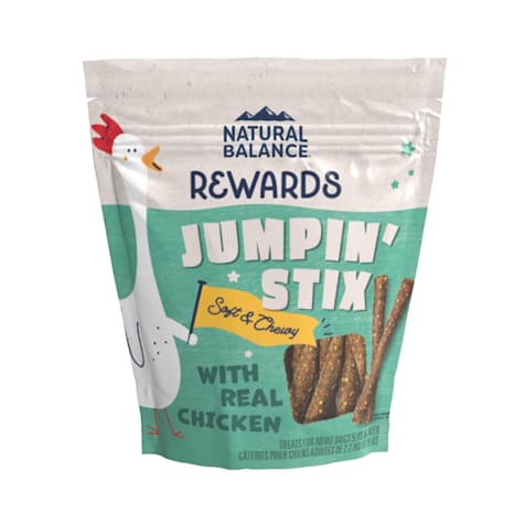 Natural Balance Jumpin' Stix Grain Free with Real Chicken & Sweet Potato Recipe Dog Treats