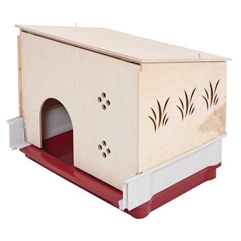 Midwest Wabbitat Deluxe Rabbit Home Wood Hutch Extension with Accessories