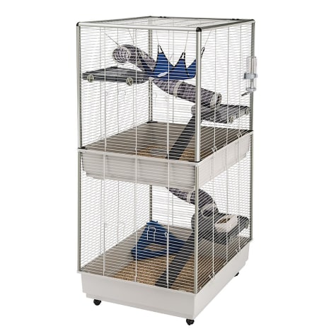 Ferplast Gray Tower Two-Story Ferret Cage