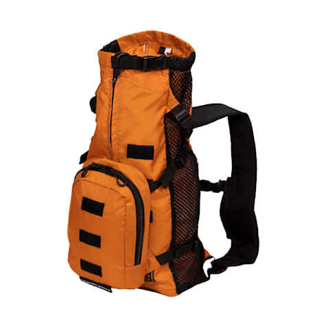 K9 Sport Sack Orange Walk-On Packable Backpack Dog Carrier with Compatible Harness & Storage Bag